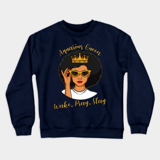 Pride Latina Afro Queen hispanic columbian gift idea present Crewneck Sweatshirt